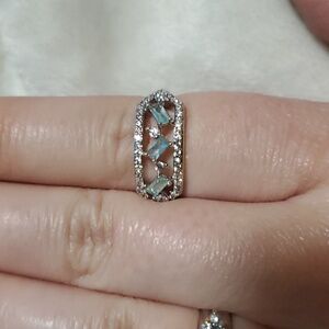 BP Rhodium Plated Ring Size 7